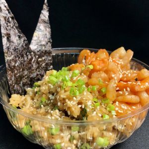 Теплый боул с лососем и креветками (280 грамм)