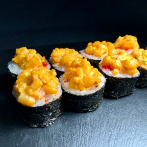 Запечённый ролл с  креветками (280грамм)